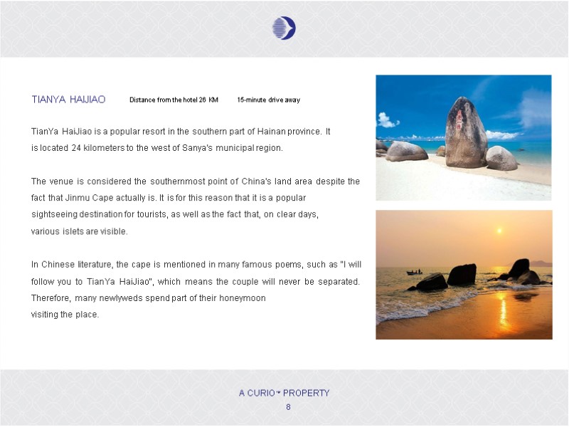 TIANYA HAIJIAO  TianYa HaiJiao is a popular resort in the southern part of